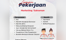LOWONGAN PEKERJAAN! MARKETING/SALESMAN